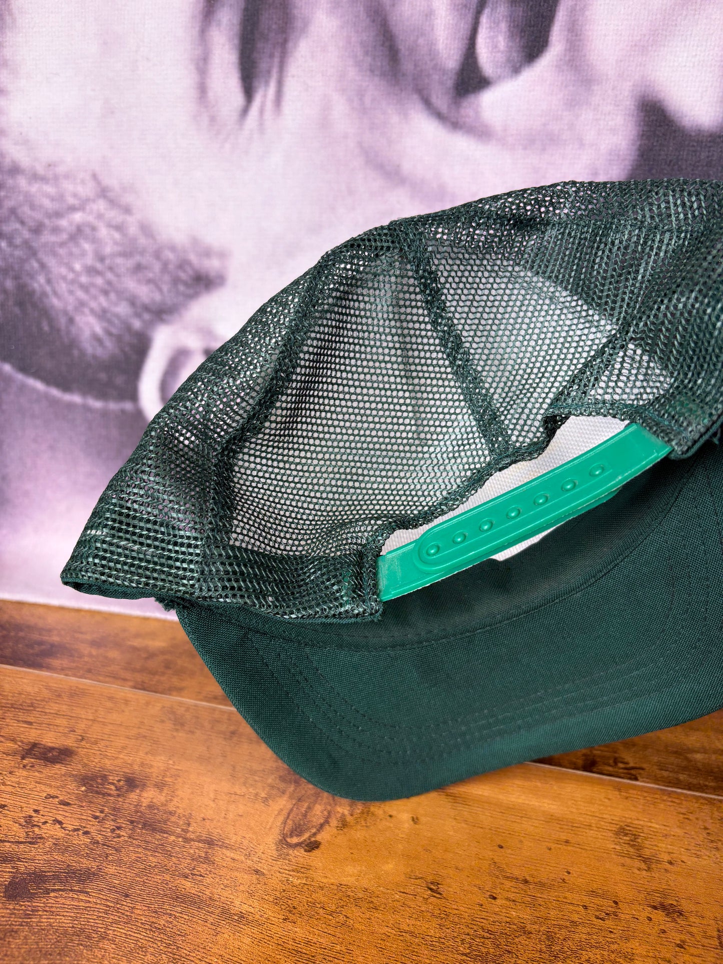 Vintage Mombacho White + Green Trucker Hat