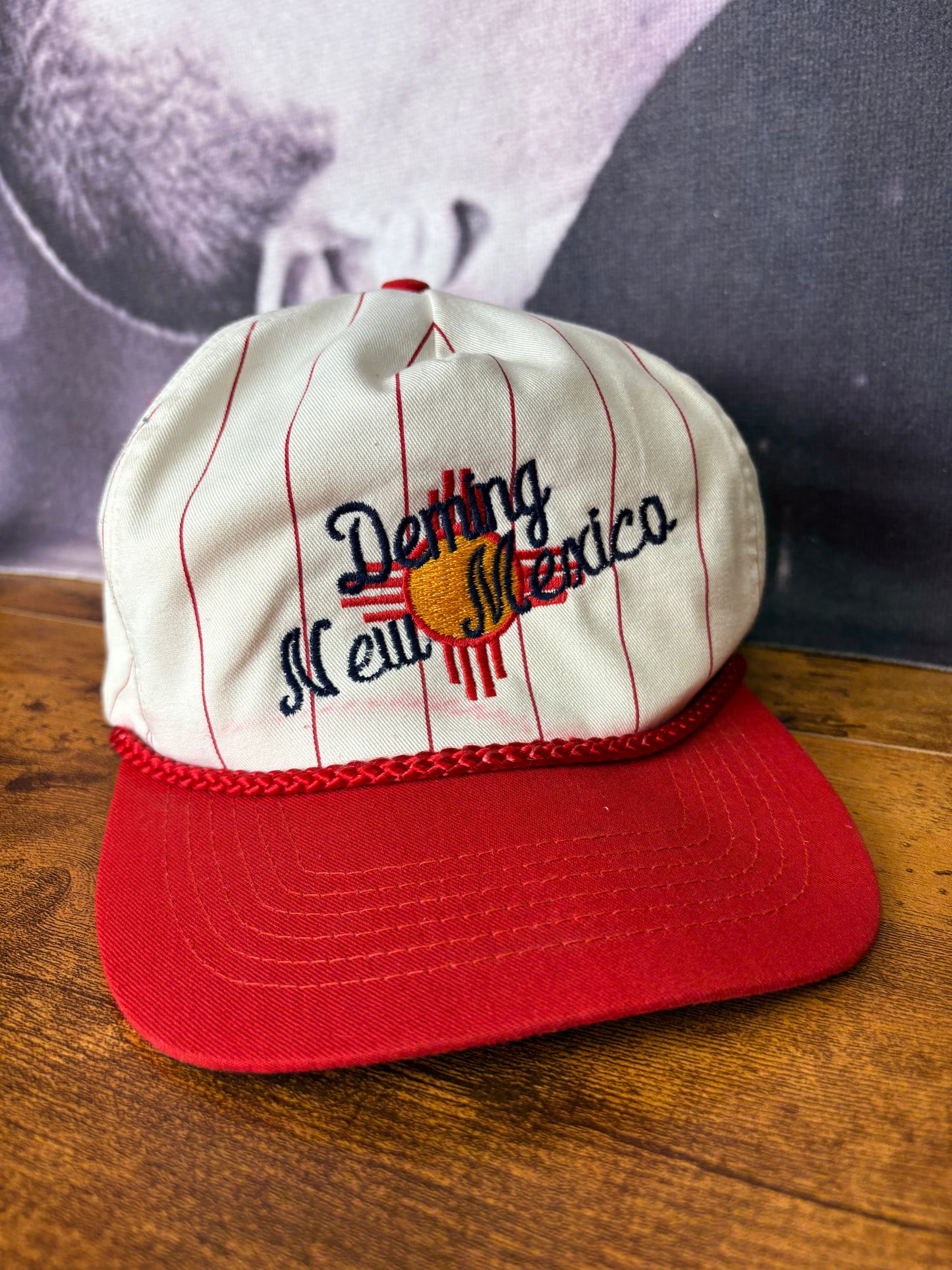 Vintage New Mexico White + Red Trucker Hat