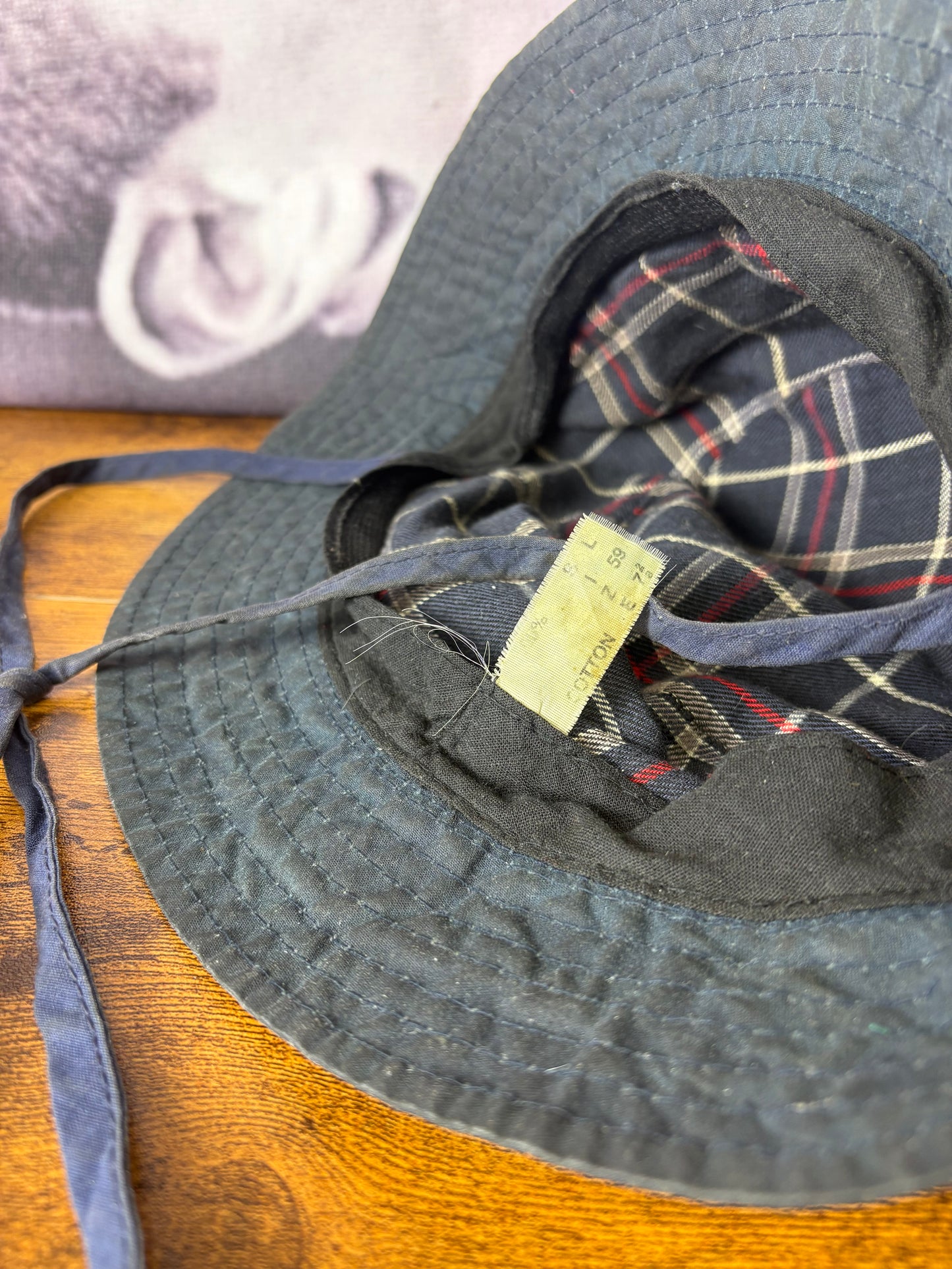 True Vintage 80s Wax Navy Boonie Hat