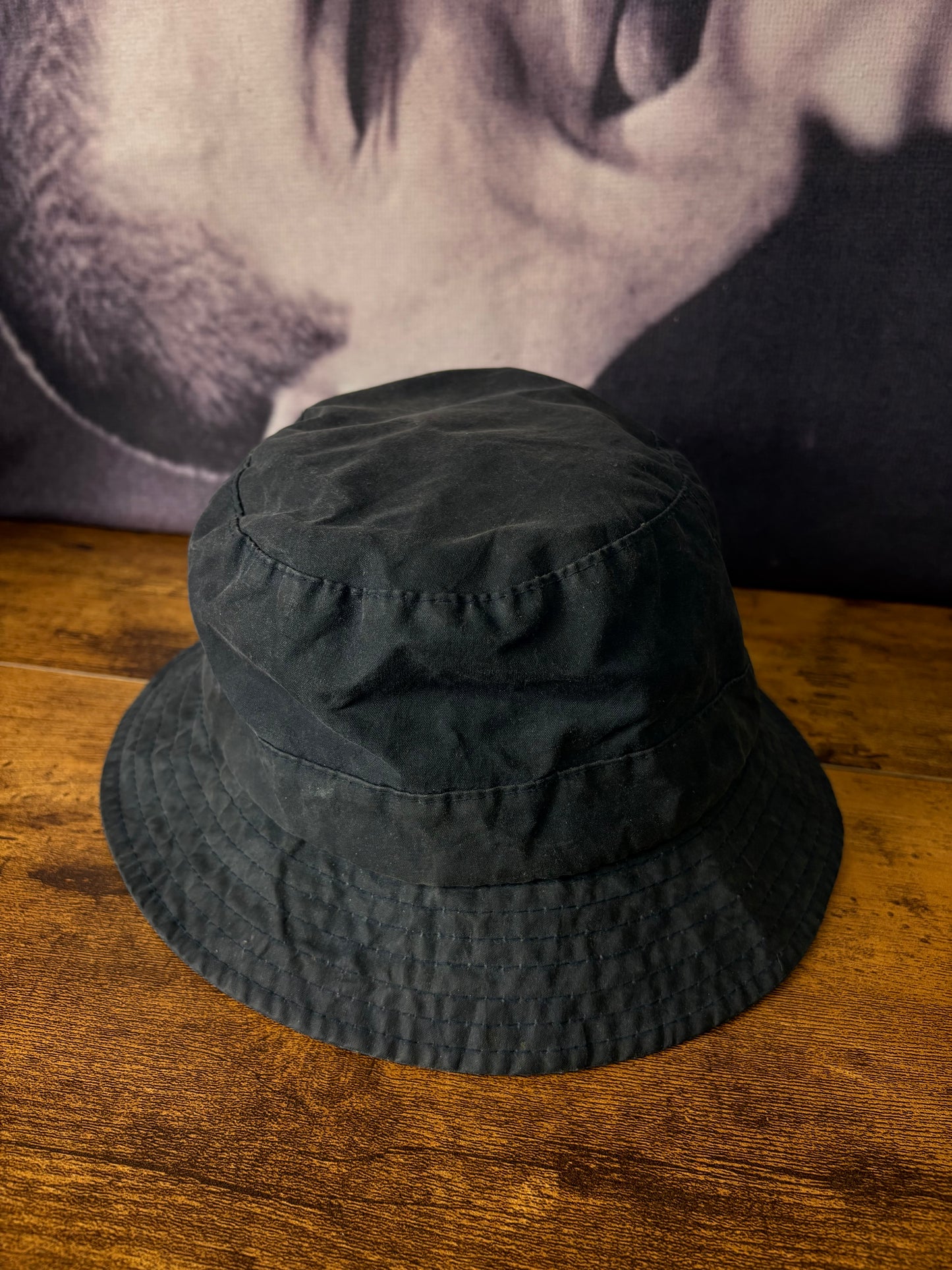 True Vintage 80s Wax Navy Boonie Hat