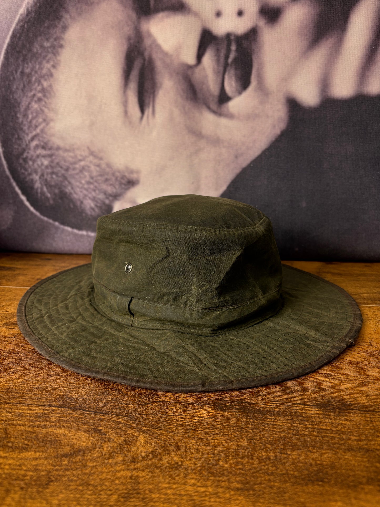 True Vintage 80s Wax Green Boonie Hat