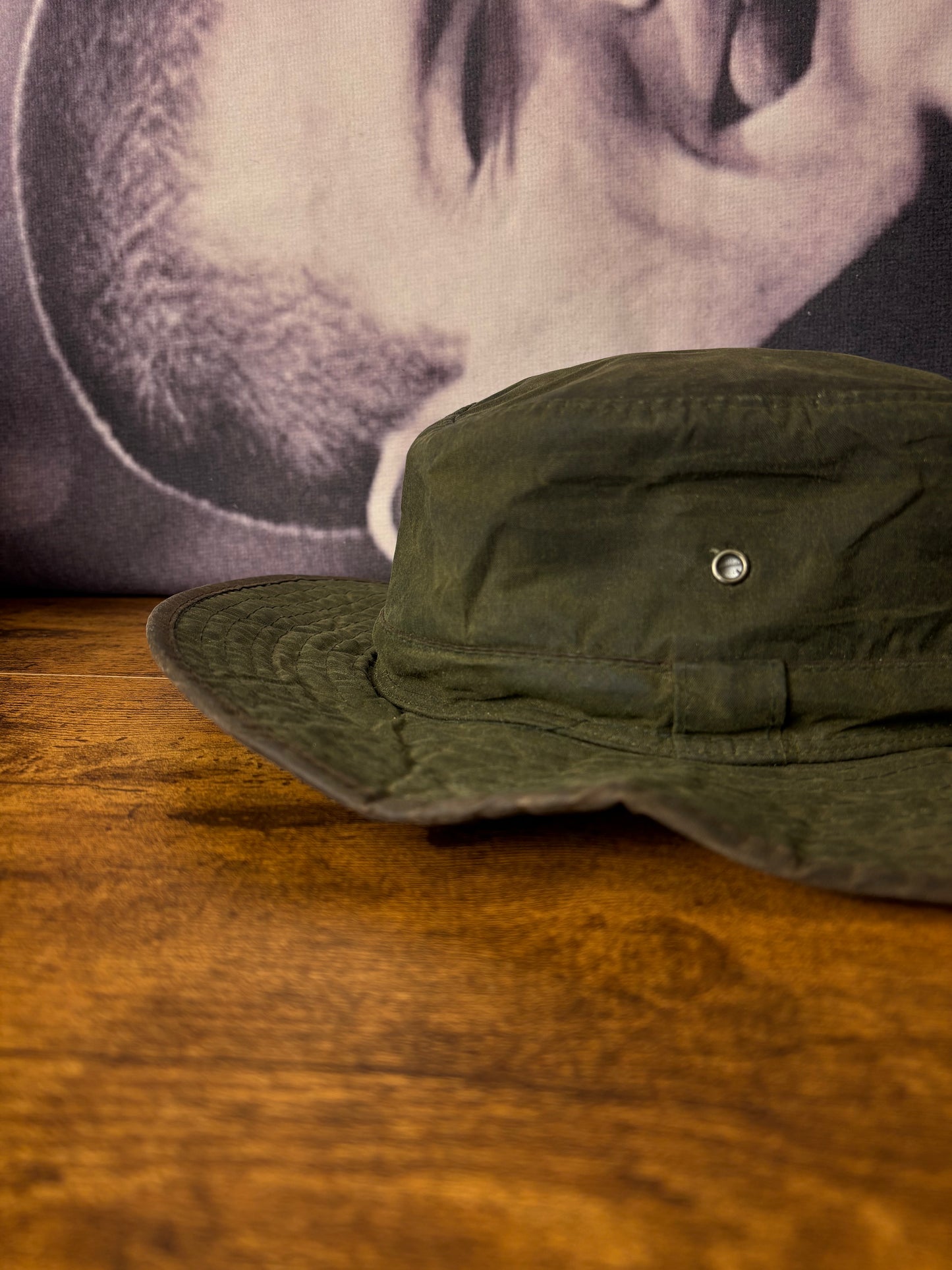 True Vintage 80s Wax Green Boonie Hat