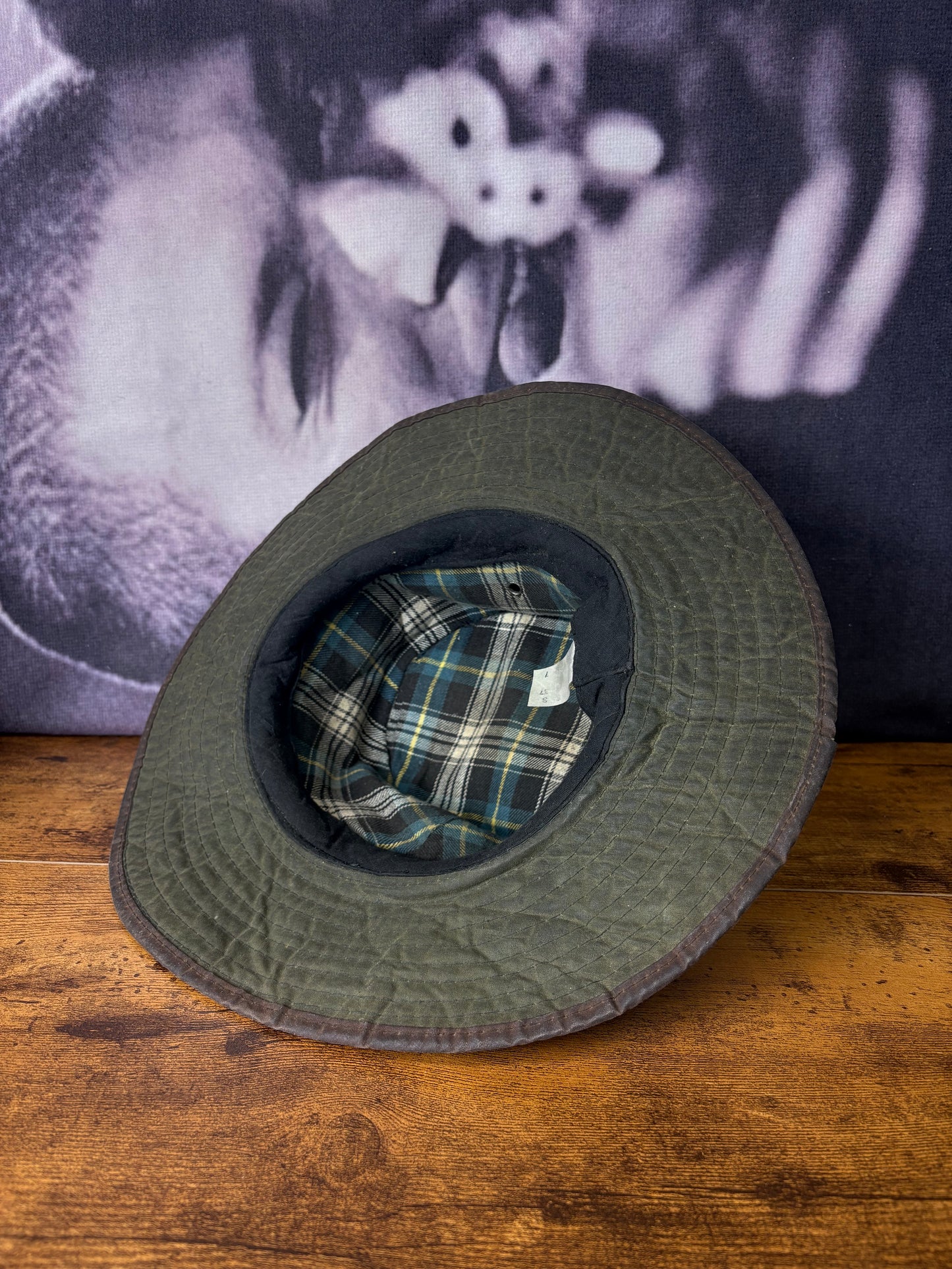 True Vintage 80s Wax Green Boonie Hat
