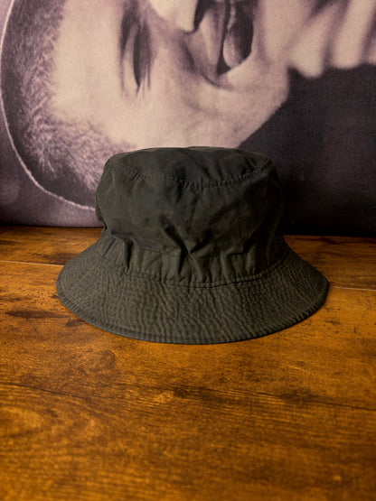 True Vintage 80s Irish Dark Grey Wax Bucket Hat