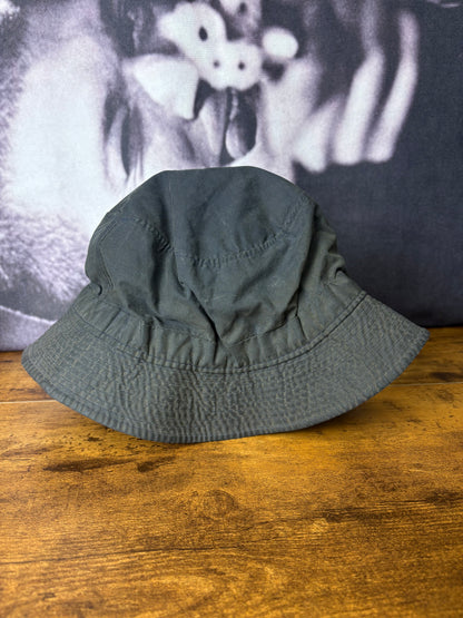 True Vintage 80s Irish Dark Grey Wax Bucket Hat