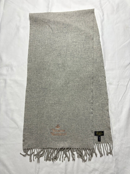 Vivienne Westwood Grey Lana Wool Scarf | 15x65'