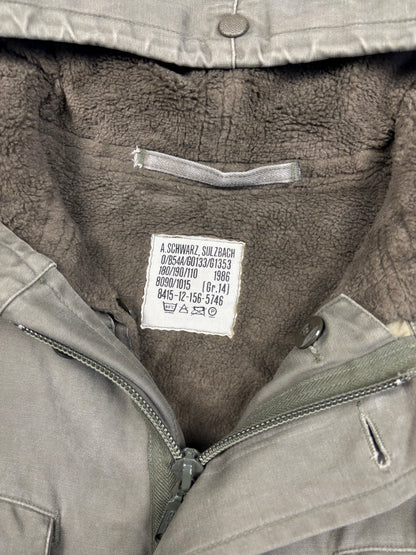 1986 German Army Green Parka Jacket