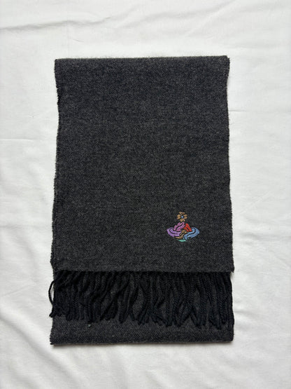 Vivienne Westwood Grey + Black Lana Wool Scarf | 10x60'