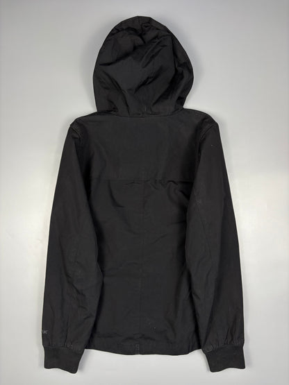 2000s Peak Performance Double Zip Black Canvas Jacket (M)