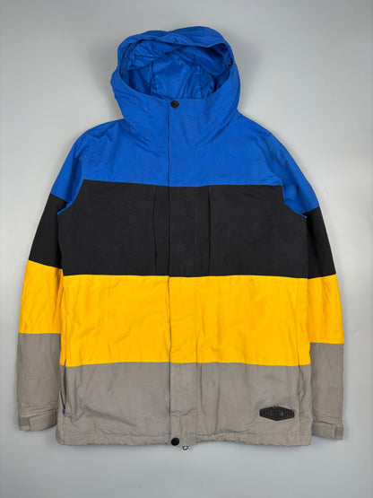 1990s Burton Snowboards Analog Colour Block Snowboard Jacket (M)