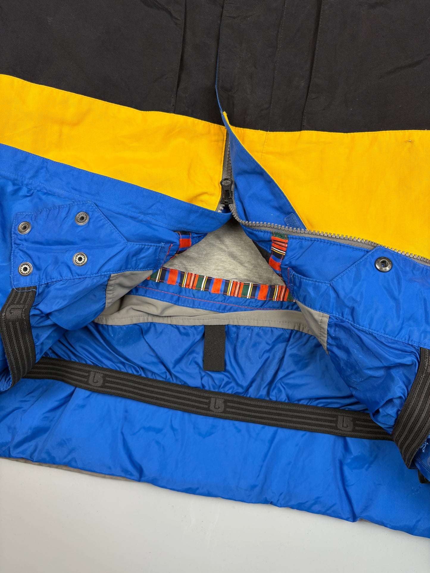 1990s Burton Snowboards Analog Colour Block Snowboard Jacket (M)