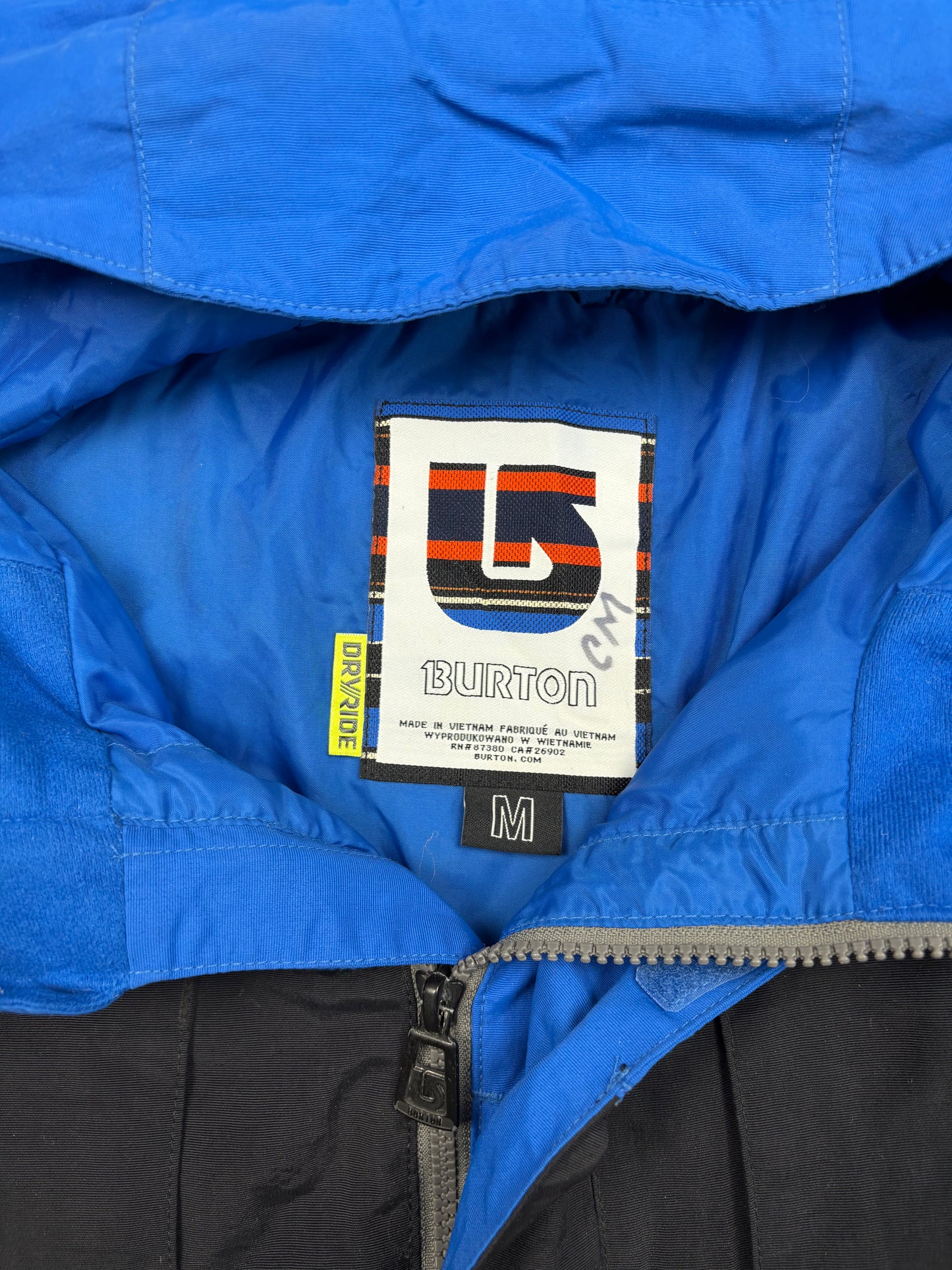 1990s Burton Snowboards Analog Colour Block Snowboard Jacket (M)