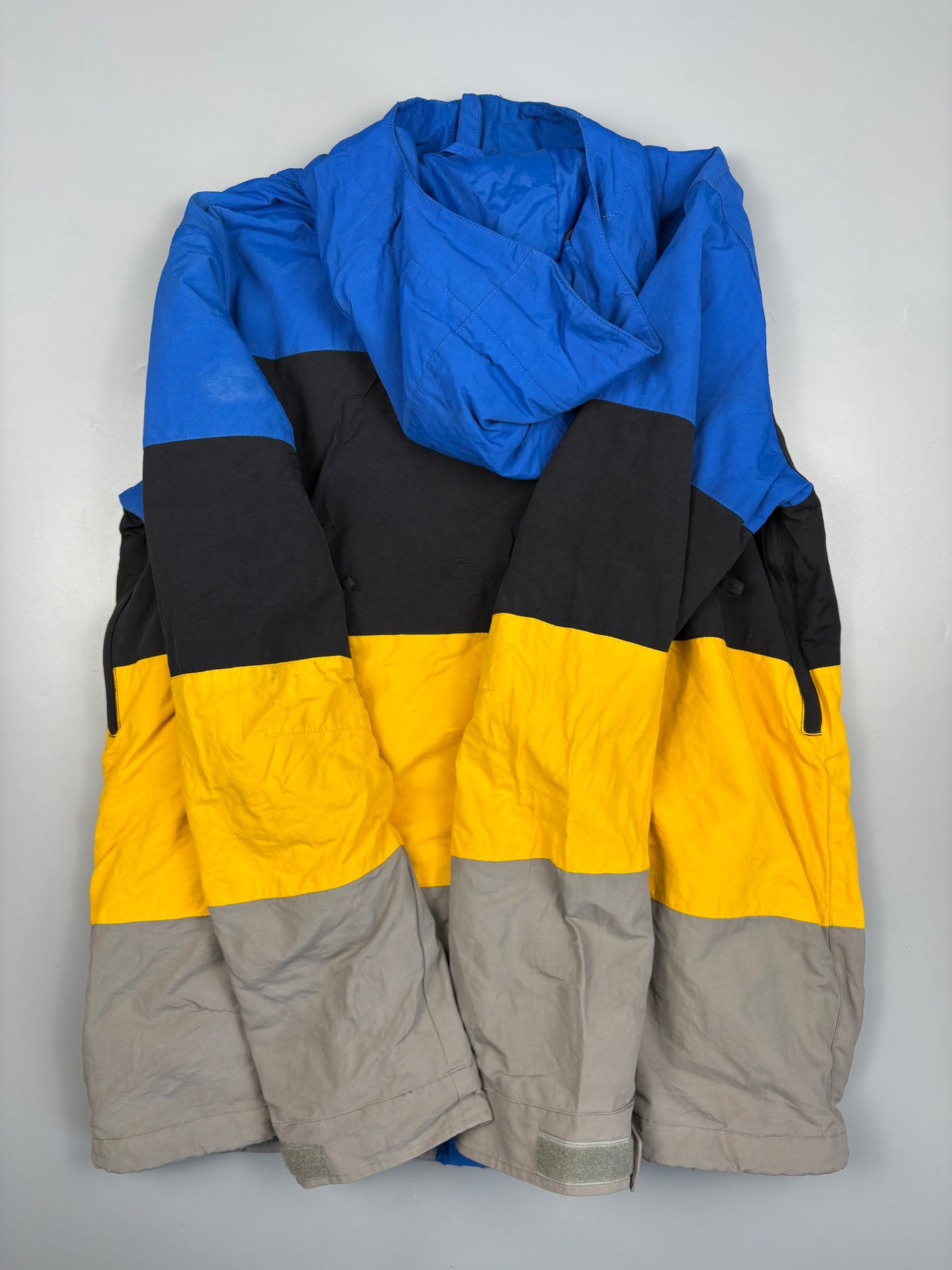 1990s Burton Snowboards Analog Colour Block Snowboard Jacket (M)