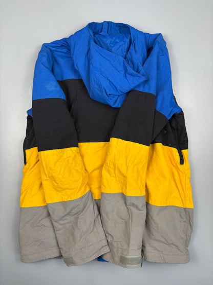 1990s Burton Snowboards Analog Colour Block Snowboard Jacket (M)