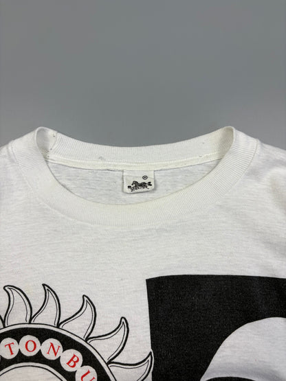 1990 Glastonbury Festival by Robert Crumb White Graphic Tee (M)