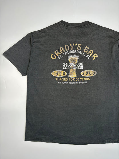 1990s JerZees Florida Bar Thrashed Graphic Tee (XL)