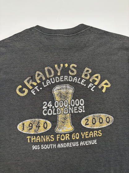 1990s JerZees Florida Bar Thrashed Graphic Tee (XL)