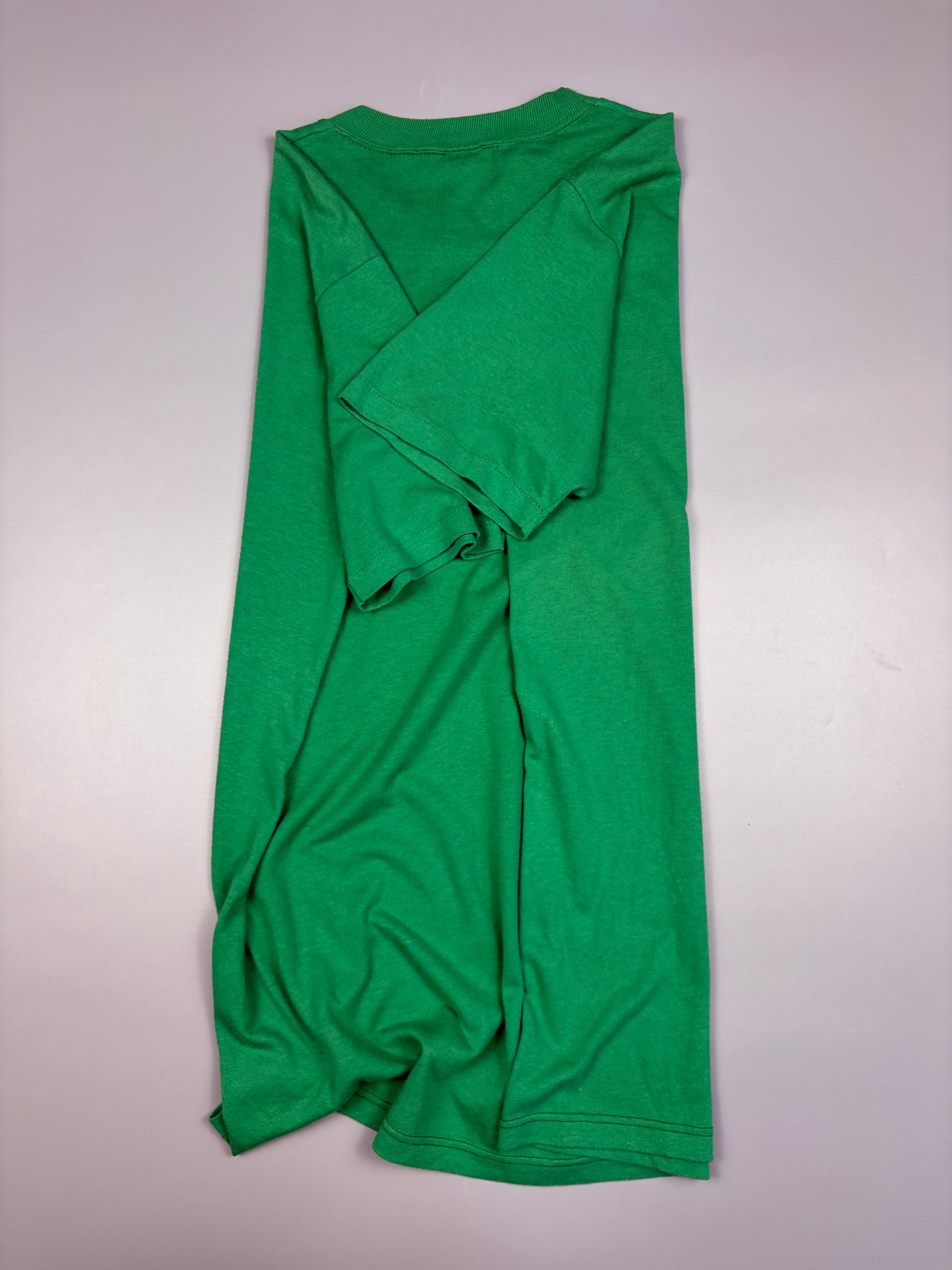 1990s JerZees Adulthood Green Graphic Tee (L)