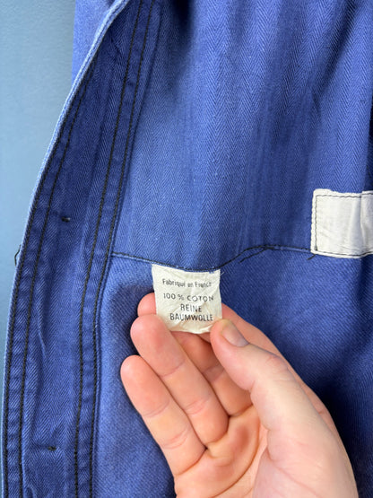 True Vintage 1960s Faded Blue French Chore Jacket (M)
