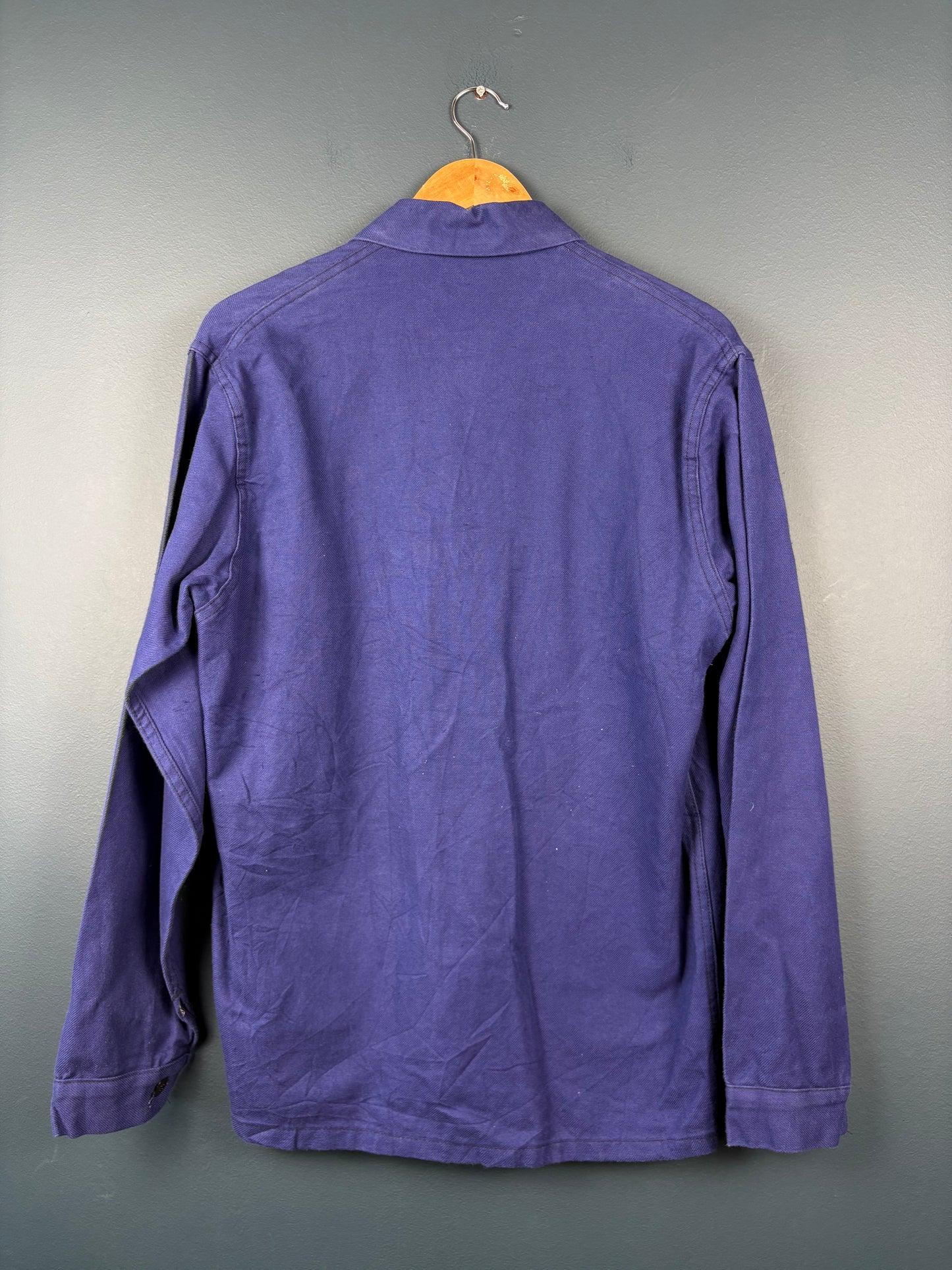 True Vintage 1960s Navy Blue French Chore Jacket (S)
