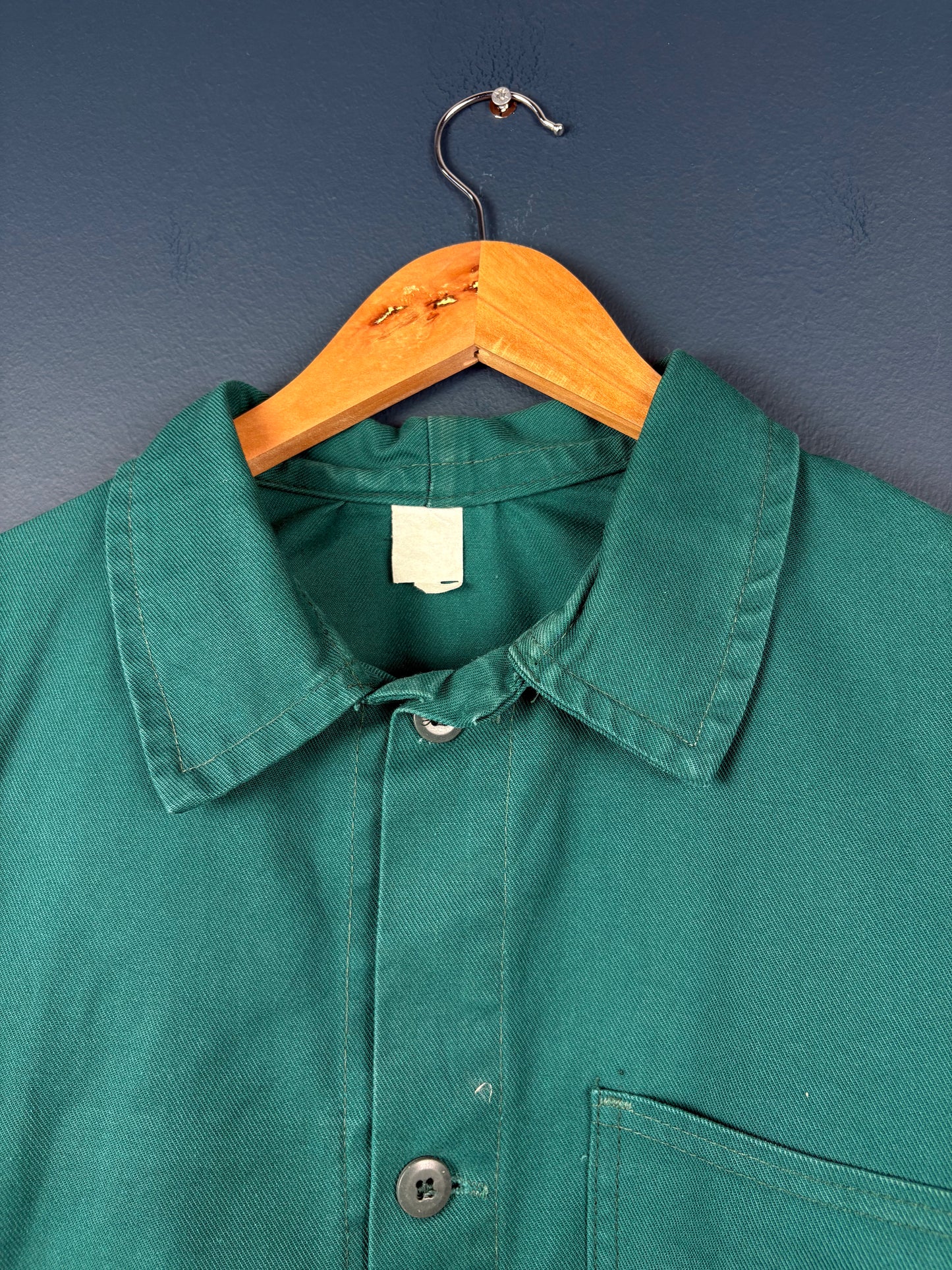 True Vintage 1960s Green French Chore Jacket (M)