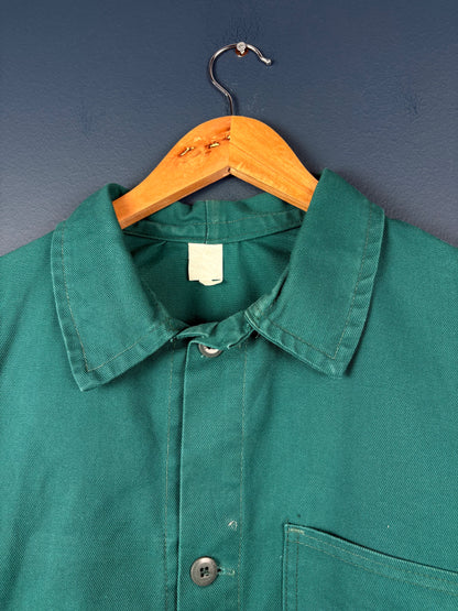 True Vintage 1960s Green French Chore Jacket (M)