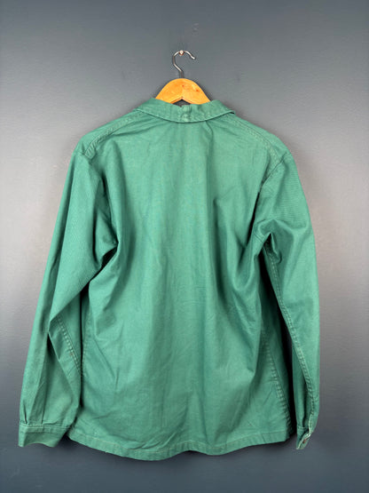 True Vintage 1960s Green French Chore Jacket (M)