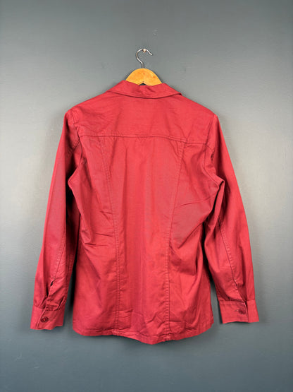 True Vintage 1960s Burgundy French Chore Jacket (L)