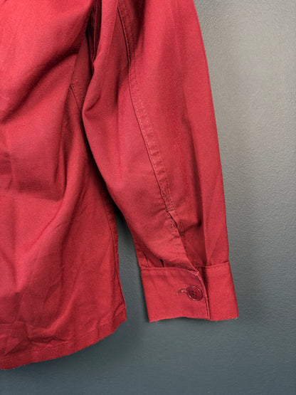 True Vintage 1960s Burgundy French Chore Jacket (L)