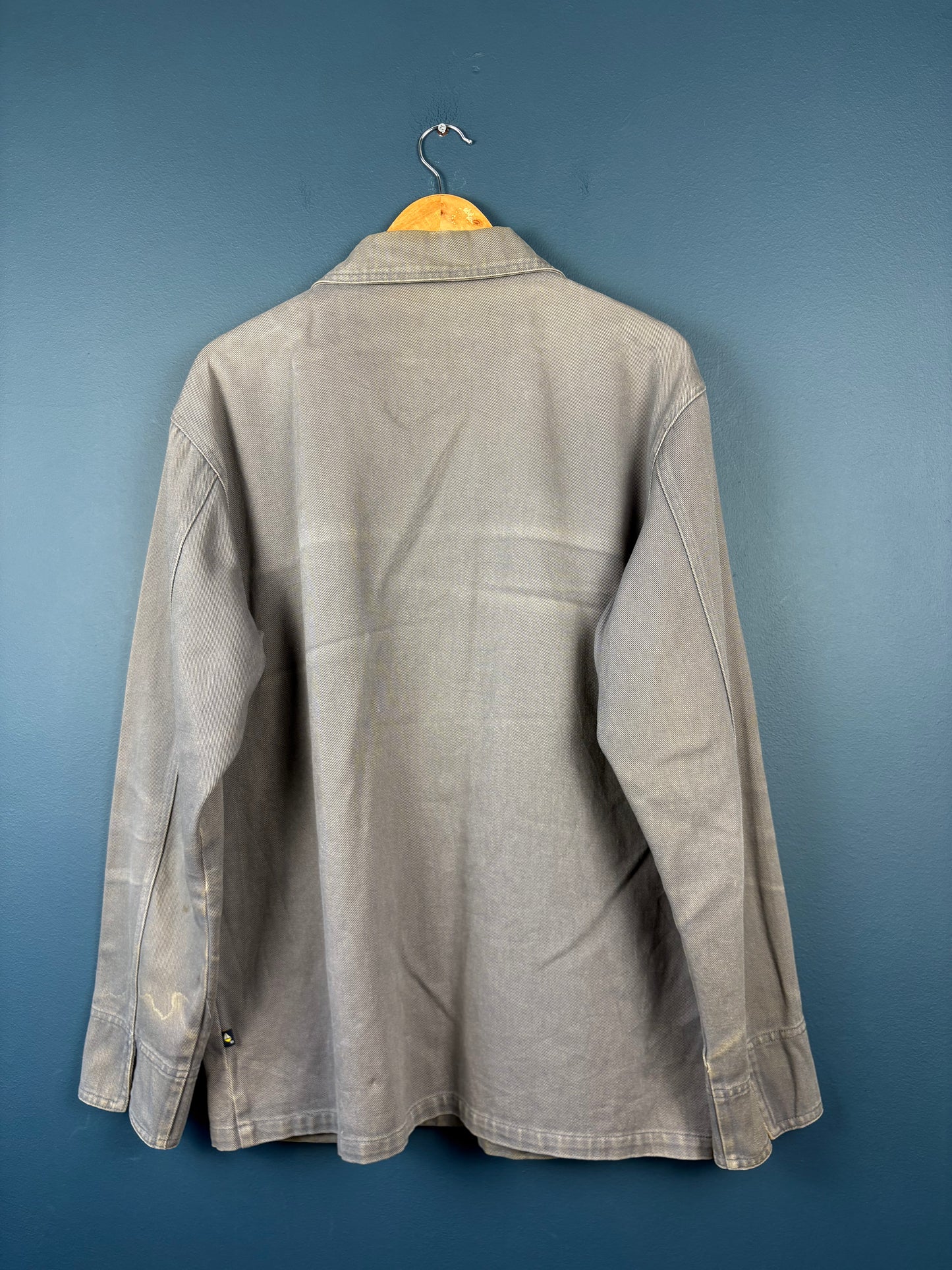 Vintage Marine Sun Faded Grey Chore Jacket (L)
