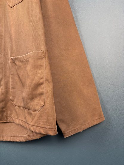 True Vintage 1960s Brown French Chore Jacket (L)