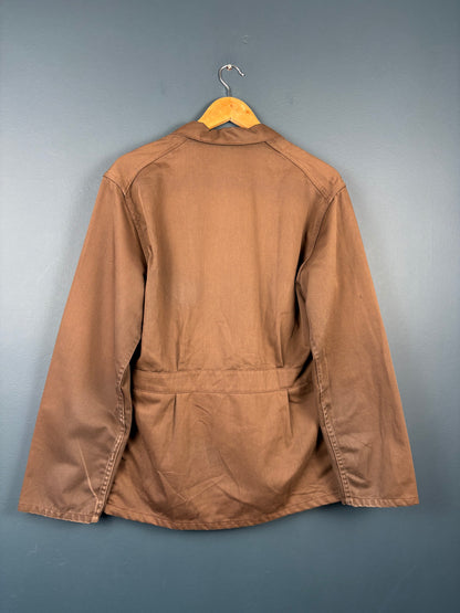 True Vintage 1960s Brown French Chore Jacket (L)