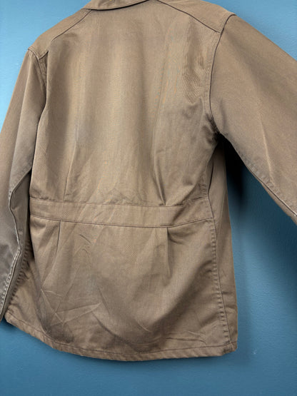 True Vintage 1960s Brown French Chore Jacket (L)