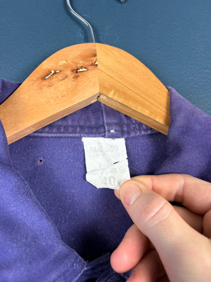 True Vintage 1970s Purple Fade Moleskin French Chore Jacket (S)