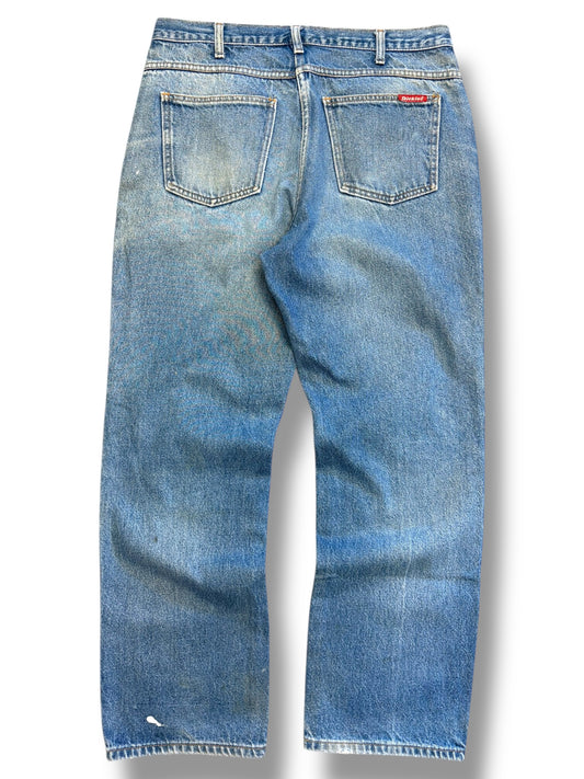 Dickies Workwear Baggy Blue Denim Jeans (34x30)