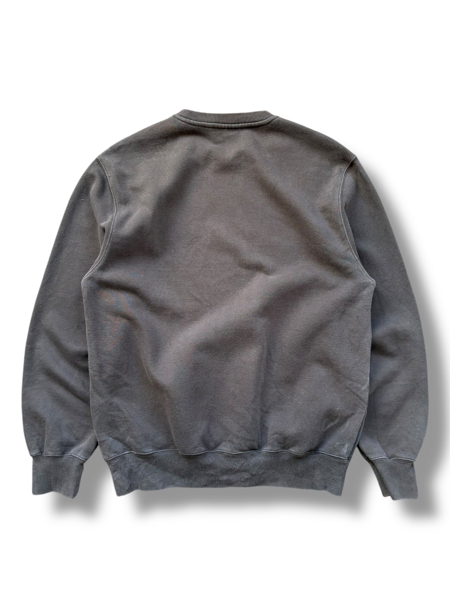 Carhartt 2000s Embroidered Heavyweight Brown Sweatshirt (M)