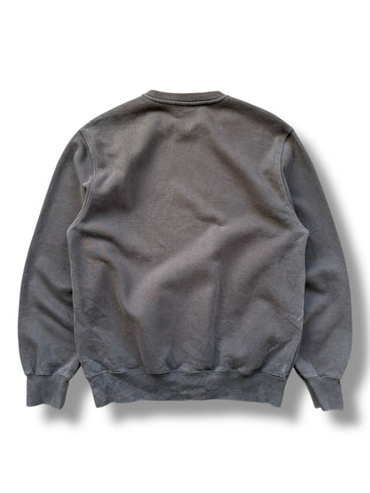 Carhartt 2000s Embroidered Heavyweight Brown Sweatshirt (M)
