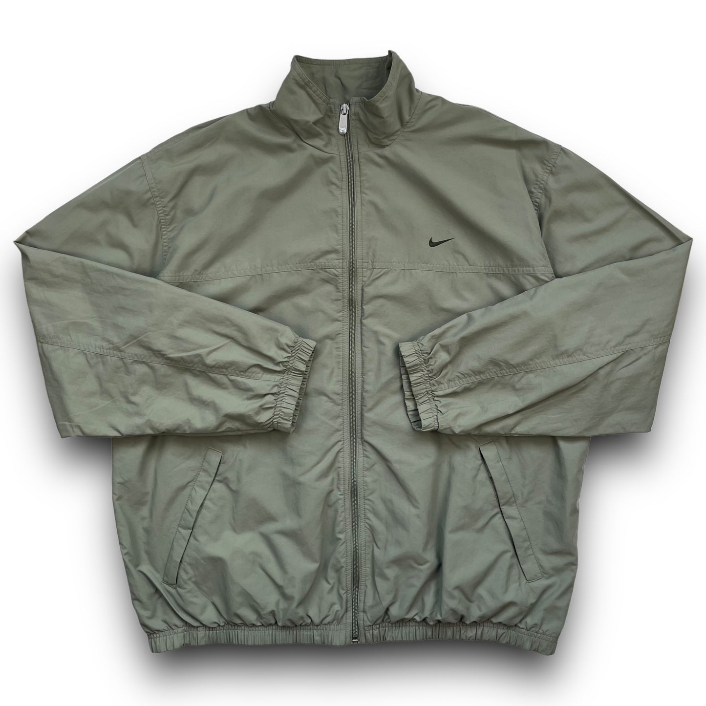 Nike Olive Green Solo Swoosh Track Jacket (XL)