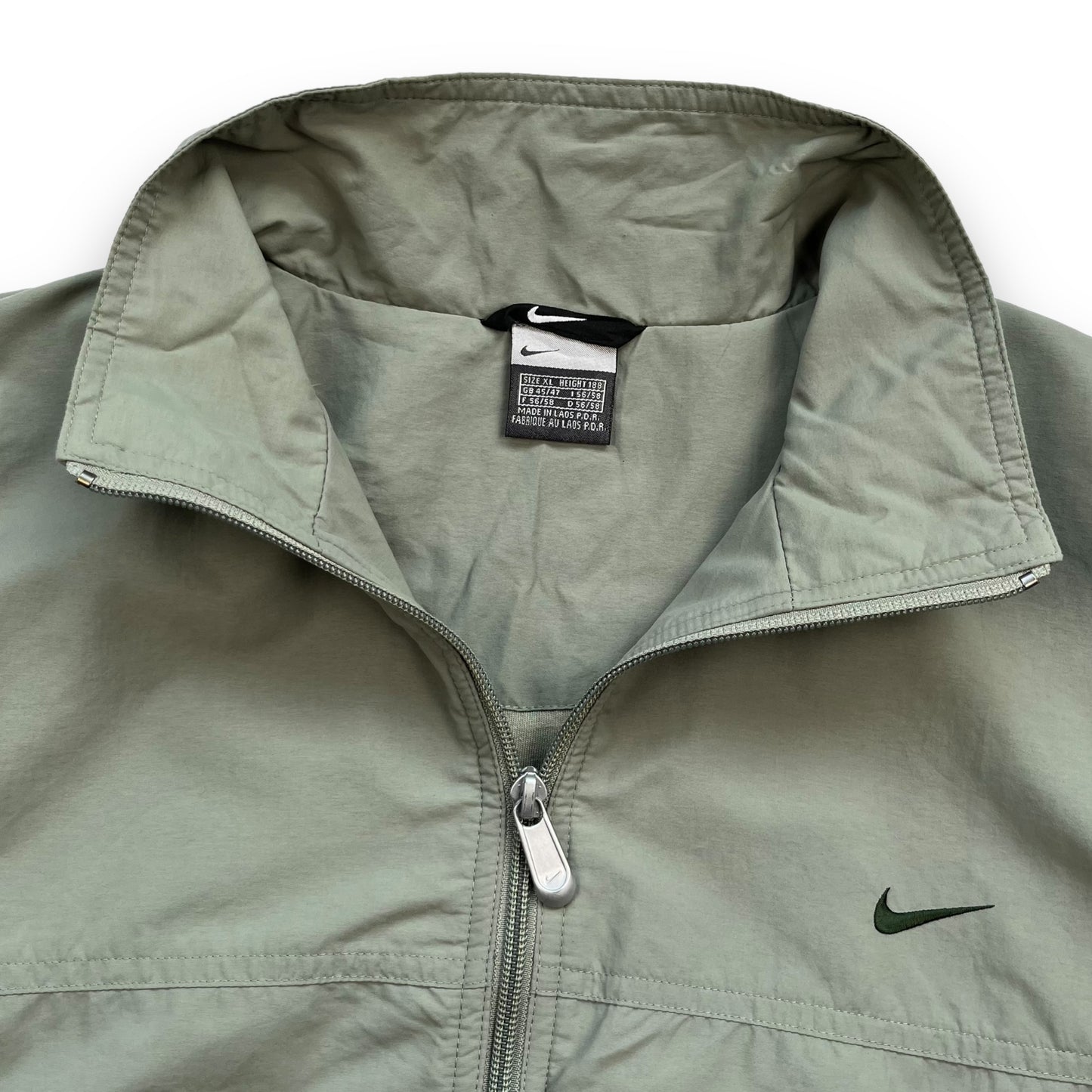 Nike Olive Green Solo Swoosh Track Jacket (XL)
