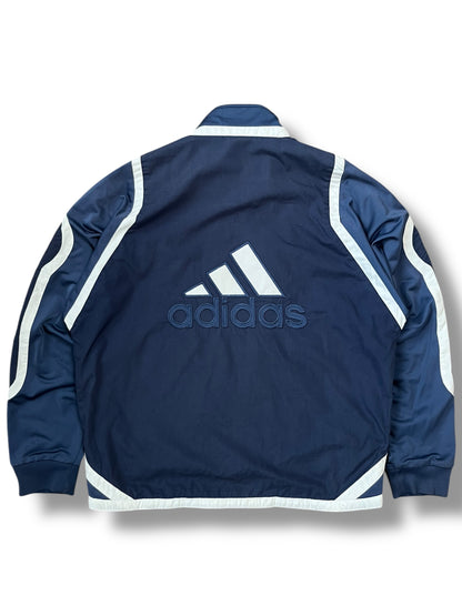 Vintage Adidas 90s Navy / White Track Jacket (M)