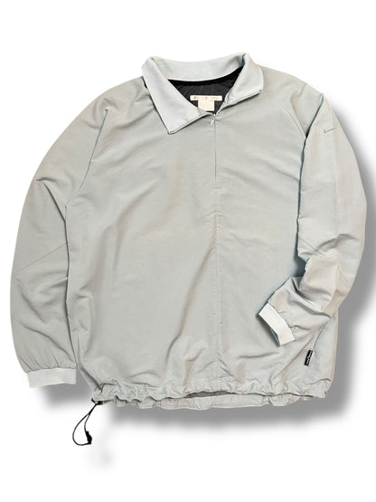Nike Baby Blue 2000s Golf Asymmetrical Zip Light Jacket (L)