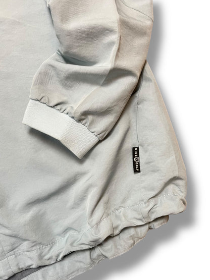 Nike Baby Blue 2000s Golf Asymmetrical Zip Light Jacket (L)