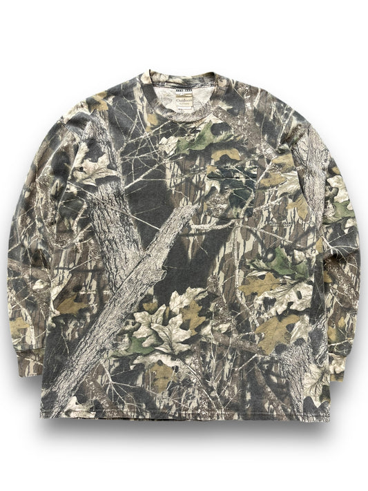 90s Real Tree Camo Longsleeve Tee  [XL]