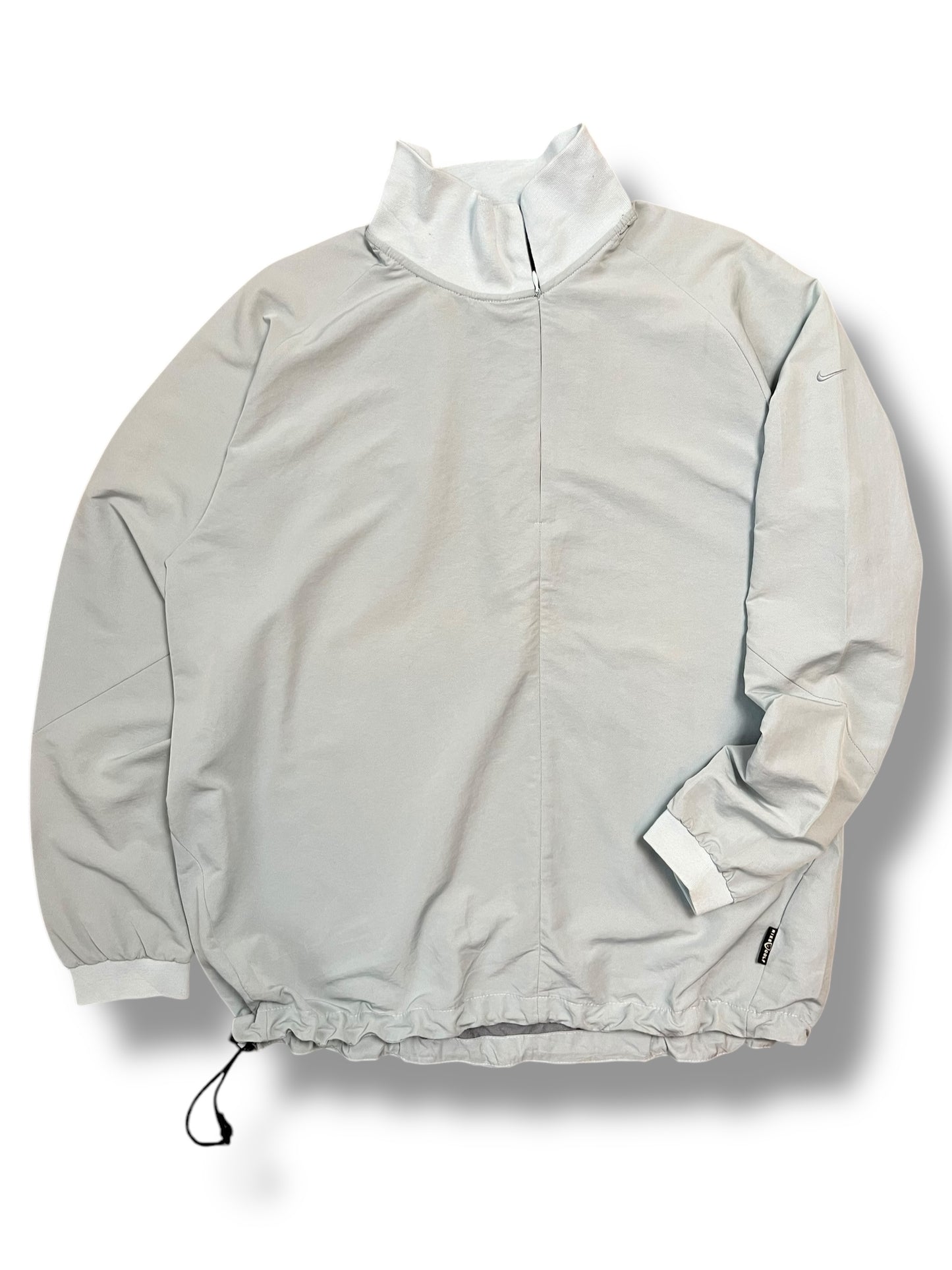 Nike Baby Blue 2000s Golf Asymmetrical Zip Light Jacket (L)