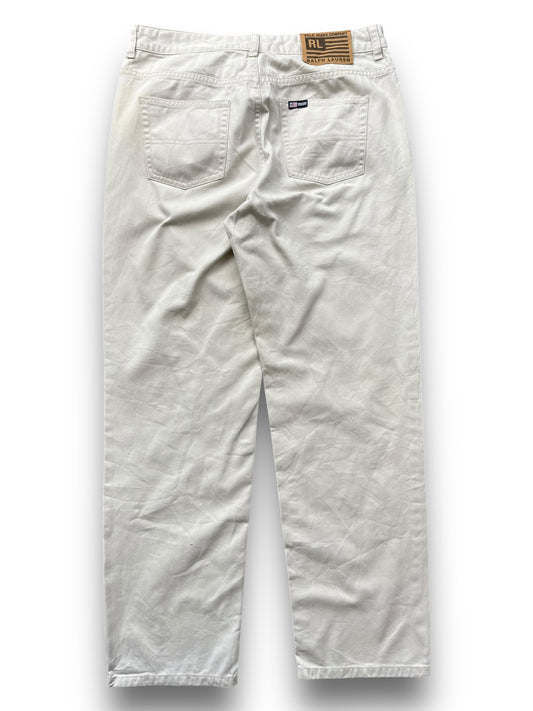 Vintage Ralph Lauren Polo Cream Baggy Trousers  [ladies 32x30]