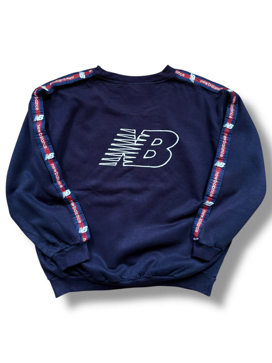 New Balance 90s Navy Spelllout Sweatshirt (XL)