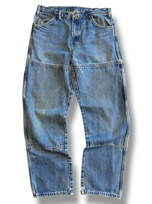 Dickies Workwear Double Knee Denim Jeans (33x32)