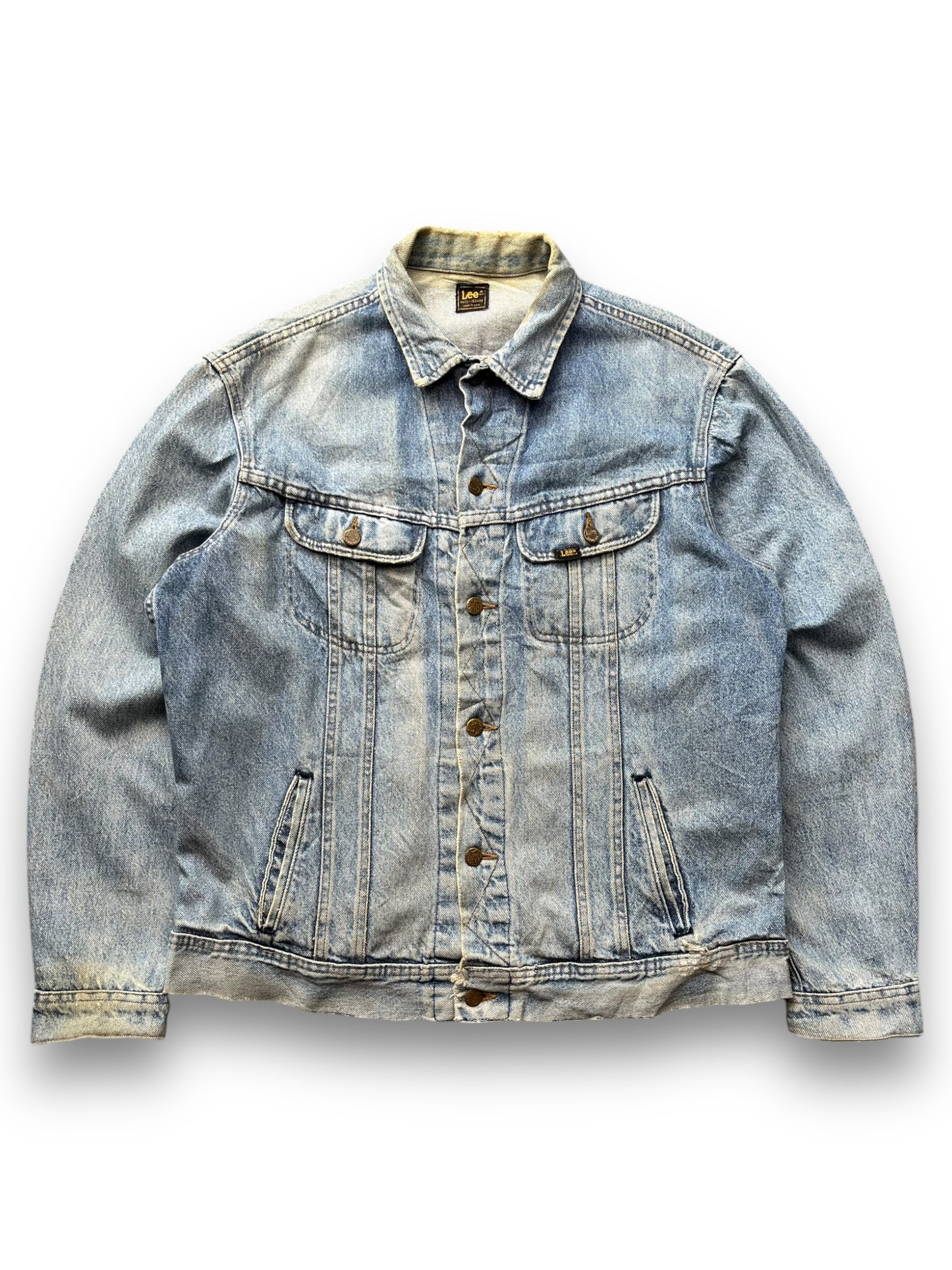 Vintage LEE Washed Blue Denim Jacket  [XL]