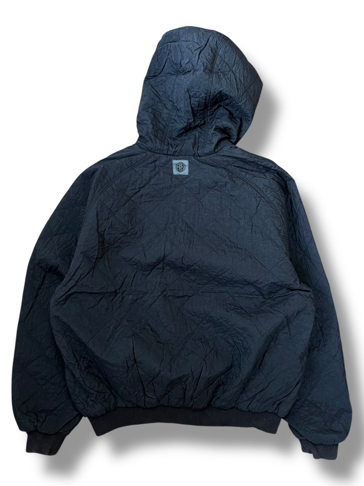 Vintage Nike 90s Black Hooded Jacket (women's M)