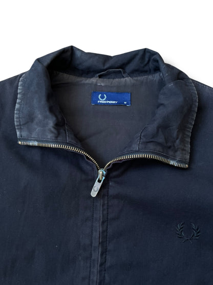Vintage Fred Perry Classic Black Harrington Jacket (M)